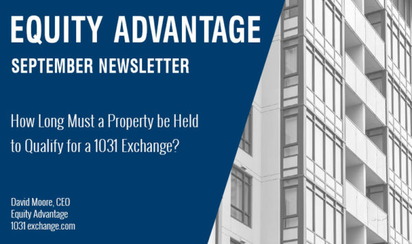 How Long Must a Property be Held to Qualify for a 1031 Exchange