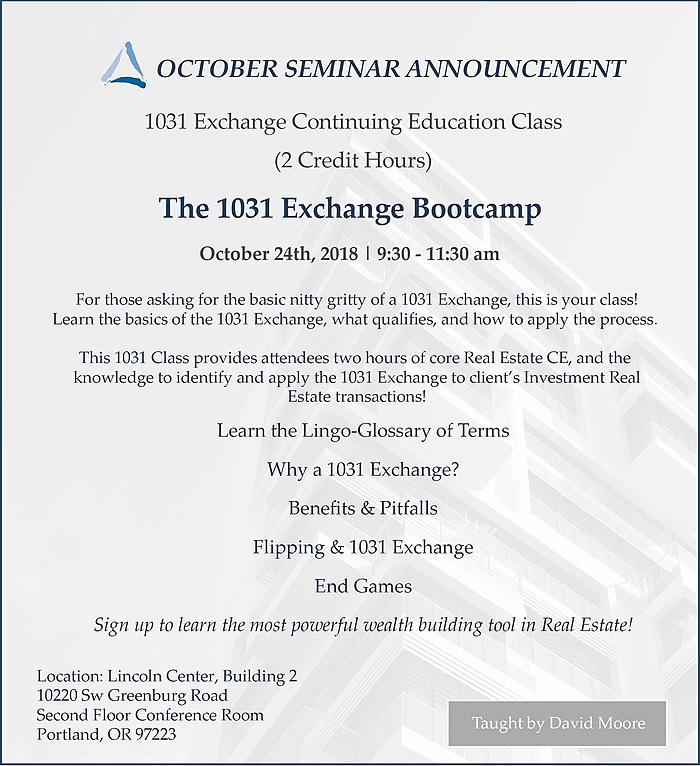 October Equity Advantage Seminar