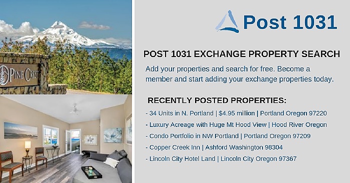 October Post 1031 Listings