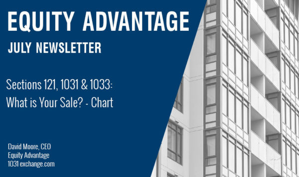 Sections 121, 1031 & 1033: What is Your Sale?