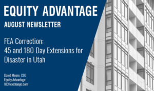 FEA Correction: 45 and 180 Day Extensions for Disaster in Utah