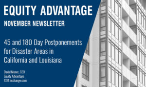 45 Day and 180 Day Postponements for Disaster Areas in California and Louisiana