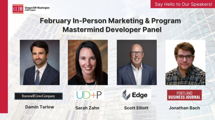 Webinar Speakers - CCIM Mastermind Developers Panel