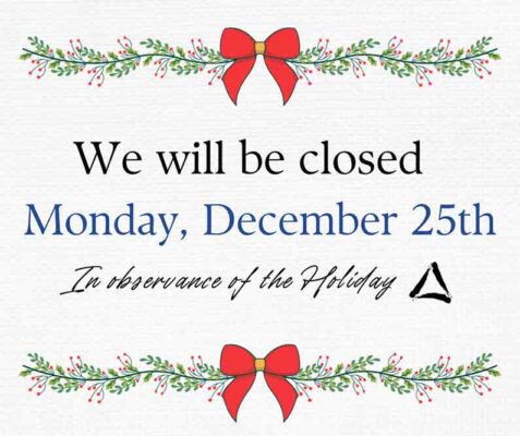 Christmas 2023 Office Closed