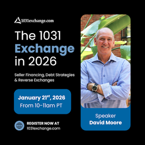 1031 Exchanges In 2026 Webinar 500x500