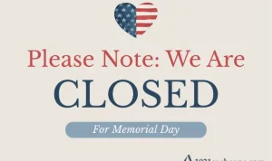Closed Memorial Day 2025