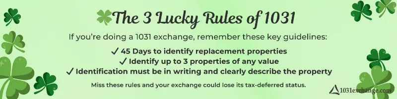 3 Lucky Rules Of 1031